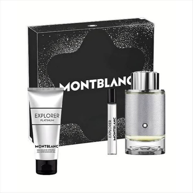 Picture of MONTBLANC EXPLORER PLATINUM EDP 3 PIECE GIFT SET