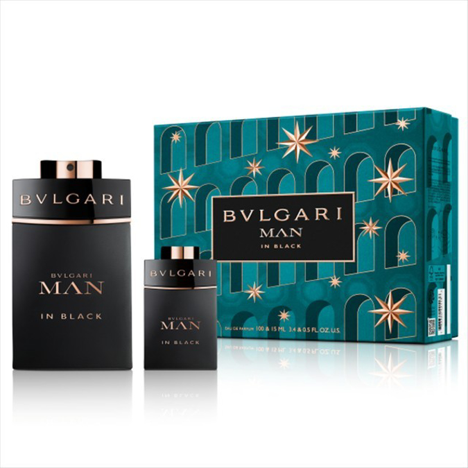 Picture of BVLGARI MAN IN BLACK EDP 2 PIECE GIFT SET
