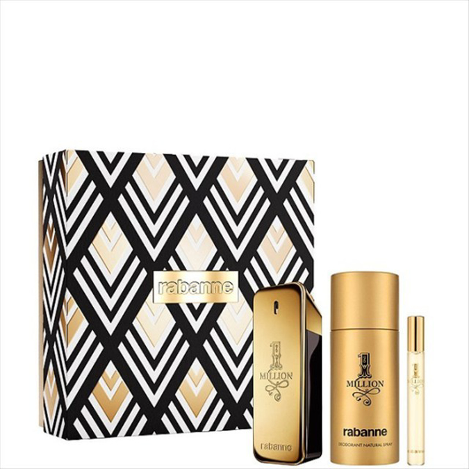 Picture of RABBANE MILLION EDT 3 PIECE GIFT SET