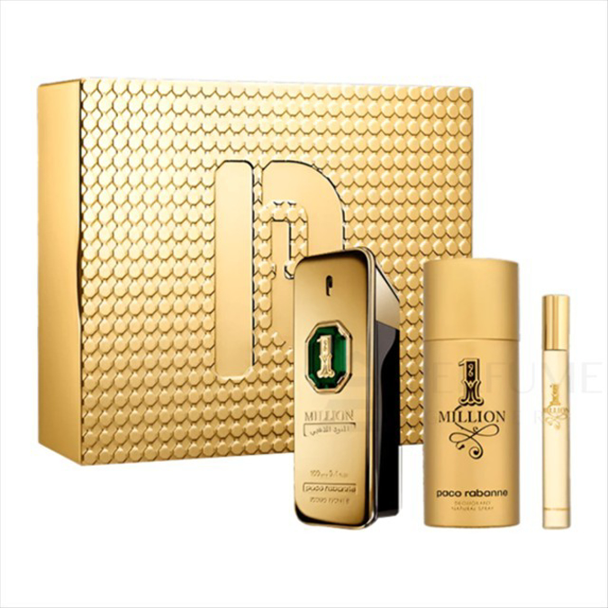 Picture of RABBANE MILLION GOLDEN OUD PARFUM 3 PIECE GIF SET