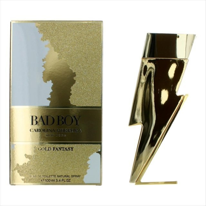Picture of CARLOLINA HERRERA BAD BOY GOLD FANTASY EDT 3.4 FL.OZ.
