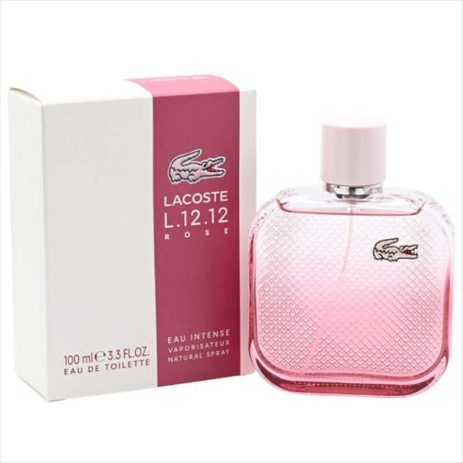 Picture of LACOSTE L.12.12 ROSE INTENSE EDT 3.3 FL.OZ.