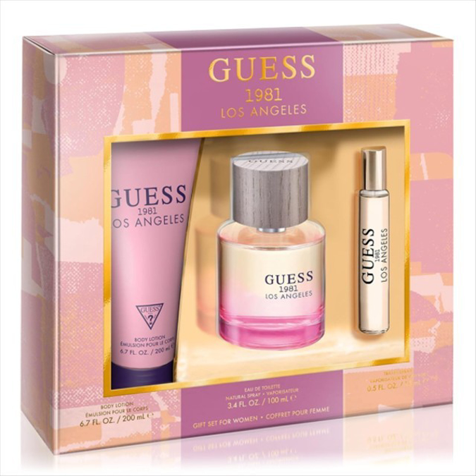 Picture of GUESS 1981 LOS ANGELES FOR WOMEN EDT 3 PIECE GIFT SET