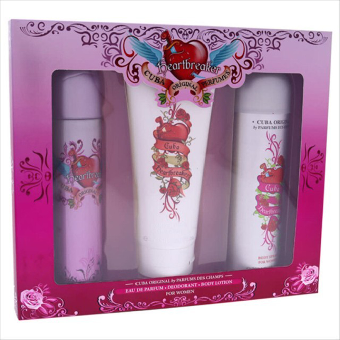 Picture of CUBA HEARTBRAKER EDP 3 PIECE GIFT SET