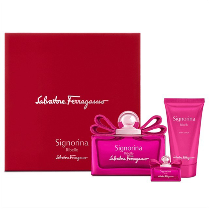 Picture of FERRAGAMO SIGNORINA RIBELLE EDP 3 PIECE GIFT SET