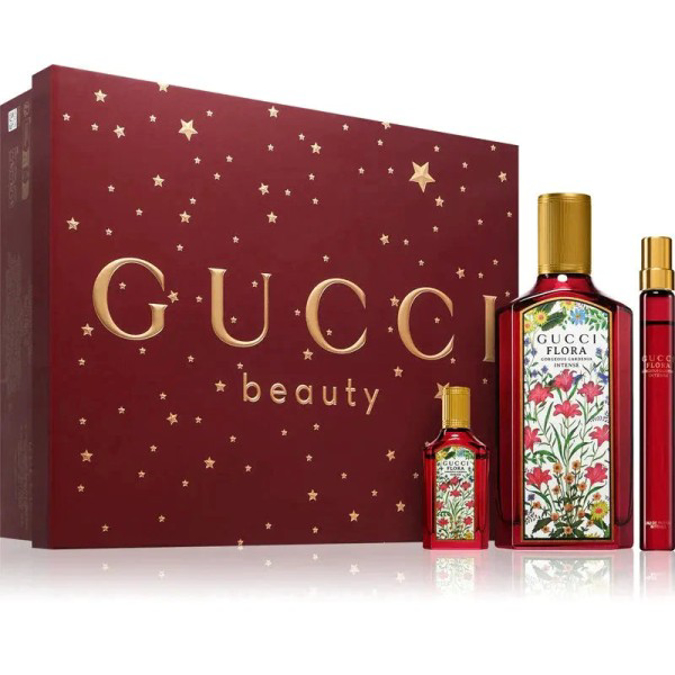 Picture of GUCCI FLORA GORGEOUS GARDENIA INTENSE EDP 3 PIECE GIFT SET