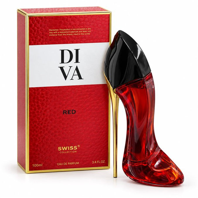 Picture of SWISS COLLECTION DIVA RED EDT 3.4 FL.OZ.
