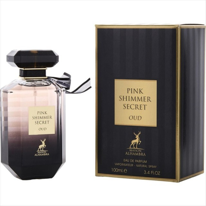 Picture of MAISON ALHAMBRA PINK SHIMMER SECRET OUD EDP 3.4 FL.OZ.