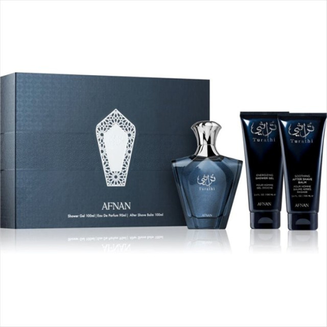 Picture of AFNAN TURATHI EDP 3 PIECE GIFT SET