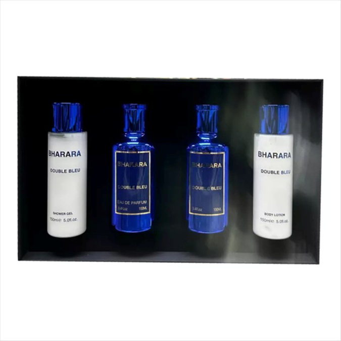 Picture of BHARARA DOUBLE BLEU EDP 4 PIECE GIFT SET