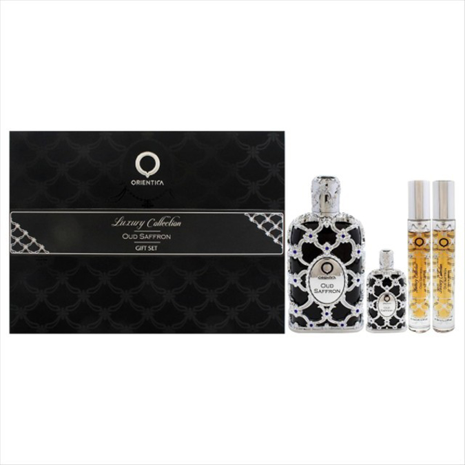 Picture of ORIENTICA LUXURY COLLECTION OUD SAFFRON EDP 4 PIECE GIFT SET