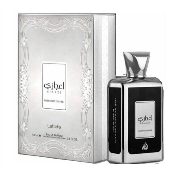 Picture of LATTAFA EJAAZI INTENSIVE SILVER EDP 3.4 FL.OZ.