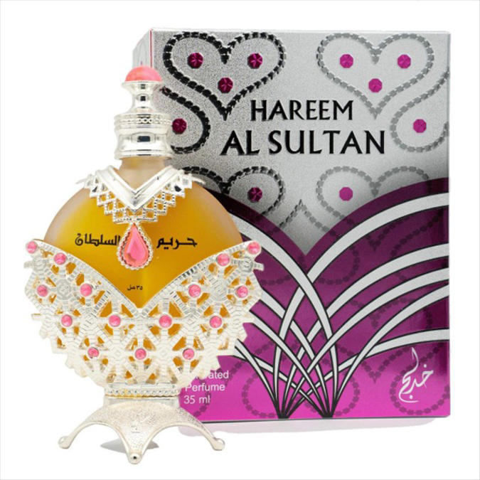 Picture of KHADLAJ HAREEM AL SULTAN SILVER  CONCENTRATED OIL PERFUME 1.18 FL.OZ.