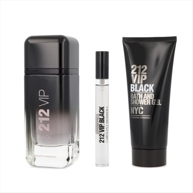 Picture of CAROLINA HERRERA 212 VIP BLACK 3 PC SET