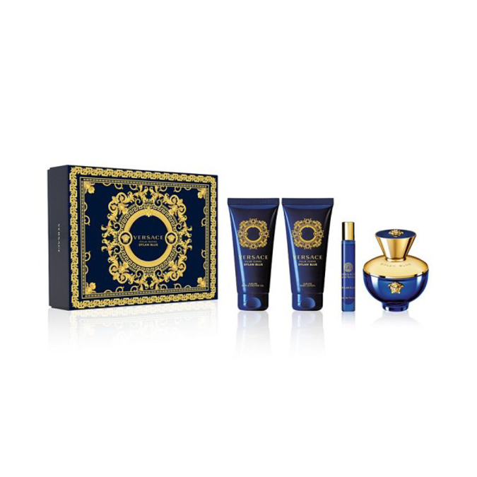 Picture of VERSACE DYLAN BLUE 4 PIECE GIFT SET EDP