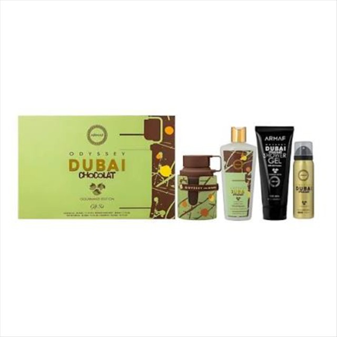 Picture of ARMAF ODYSSEY DUABI CHOCOLAT GOURMAND EDITION 4 PC GIFT SET EDP
